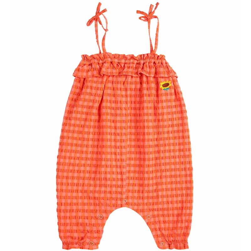 Vichy Woven Baby Overall by Bobo Choses - Last One In Stock - 12 Months