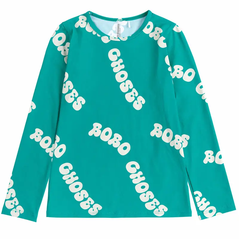 Wavy Bobo Choses All Over Swim T-Shirt by Bobo Choses