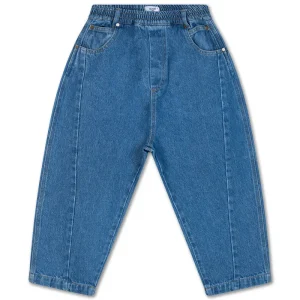 Wide Pant in Medium Blue by Repose AMS