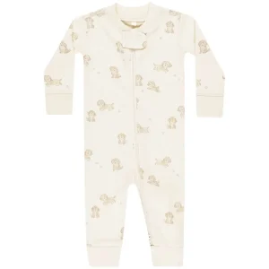 Zip Long Sleeve Sleeper in Puppies by Quincy Mae