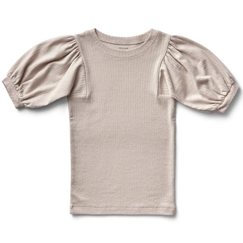 Balloon Tee in Dove Pointelle by Soor Ploom - Last Ones In Stock - 10-12 Years