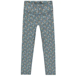 Basic Legging in Blue Floral by Rylee & Cru