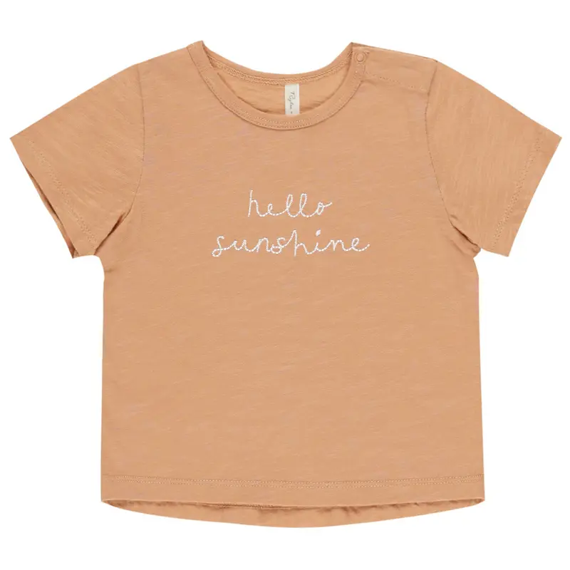 Basic Tee in Hello Sunshine by Rylee & Cru