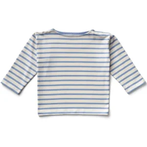 Boxy Tee in Stripe / Sky by Soor Ploom
