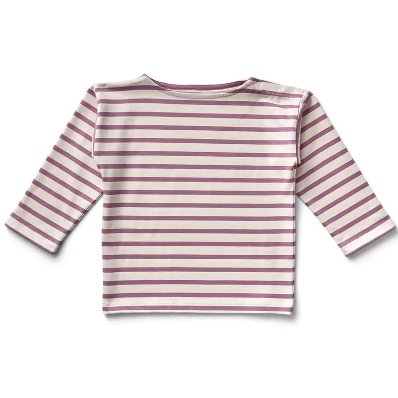 Boxy Tee in Stripe / Zinnia by Soor Ploom