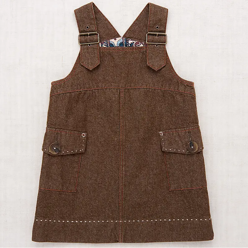 Buckle Jumper Dress in Earth by Misha & Puff