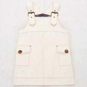 Buckle Jumper Dress in Gesso by Misha & Puff