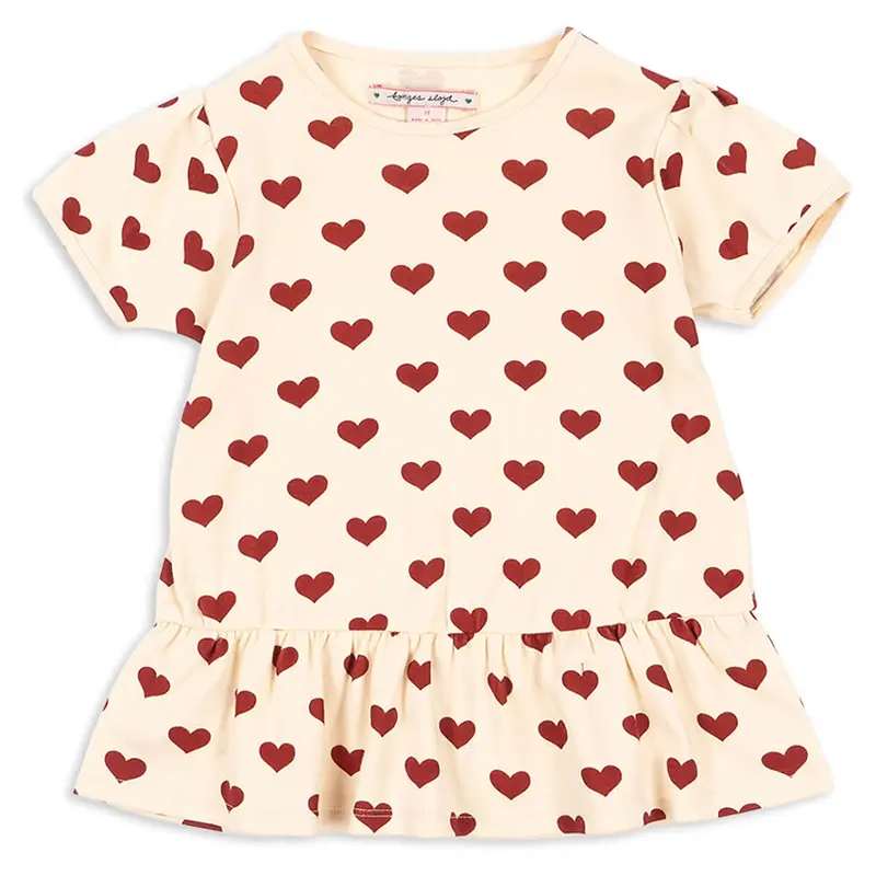 Classic Tee in Amour Rouge by Konges Slojd