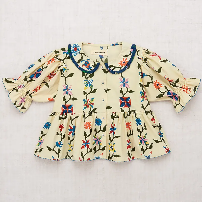 Esther Top in Alabaster Botanica by Misha & Puff