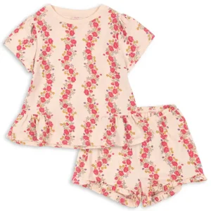 Famo Frill Set in Floria Pink by Konges Slojd