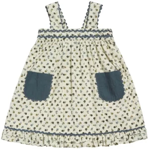 Greta Pinafore in Daisy Floral by Little Cotton Clothes