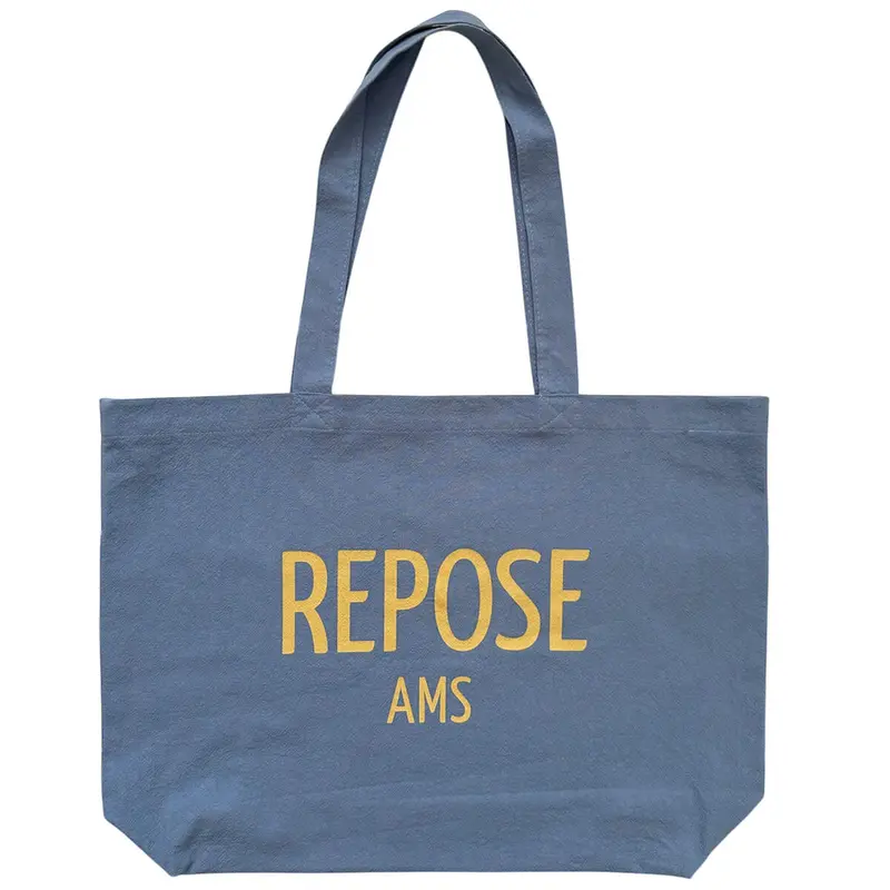 Logo Bag in Blue by Repose AMS