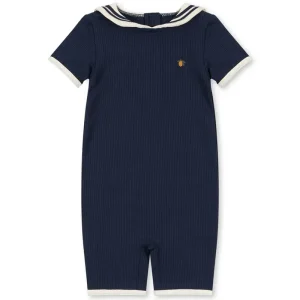 Sailor Swim Onepiece in Navy Blazer by Konges Sljd - Last Ones In Stock - 2-4 Years