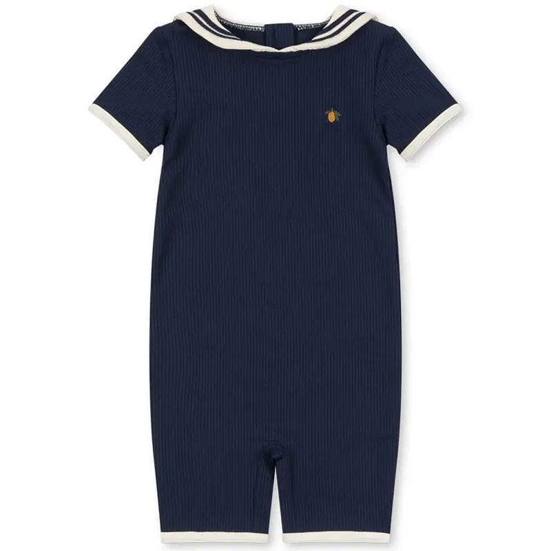 Sailor Swim Onepiece in Navy Blazer by Konges Sljd - Last Ones In Stock - 2-4 Years