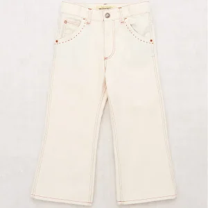 Slim Flared Jeans in Gesso by Misha & Puff