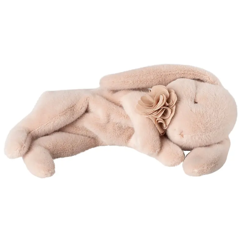 Small Sleeping Plush Bunny in Powder (28cm) By Maileg