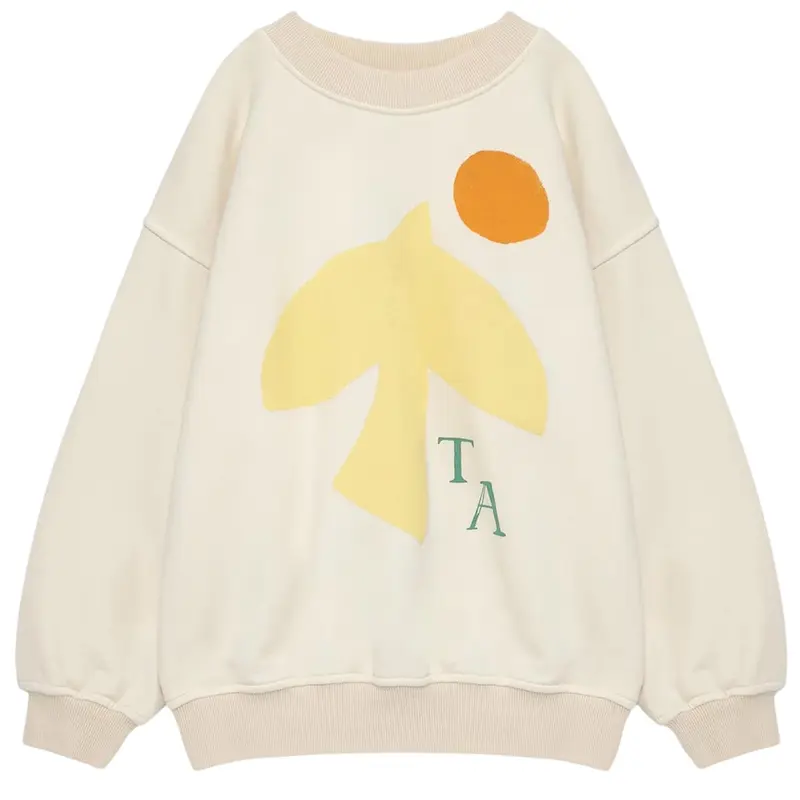 Sweatshirt n07 in Ivory White by True Artist