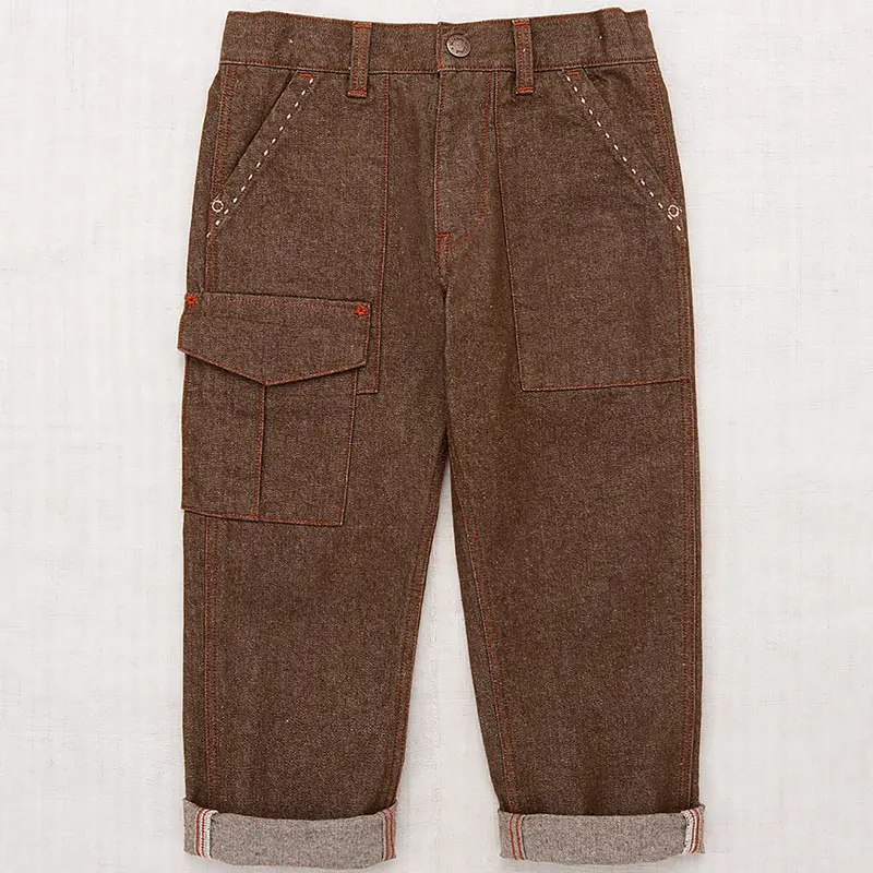 Utility Jeans in Earth by Misha & Puff