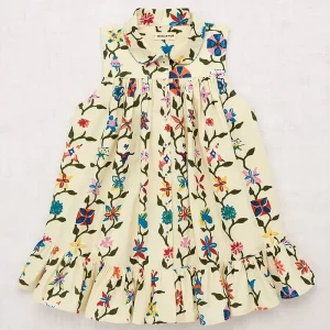 Yelena Dress in Alabaster Botanica by Misha & Puff - Last Ones In Stock - 4-8 Years