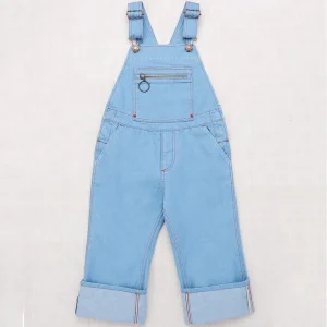 Zip Overall in Baby Blue by Misha & Puff