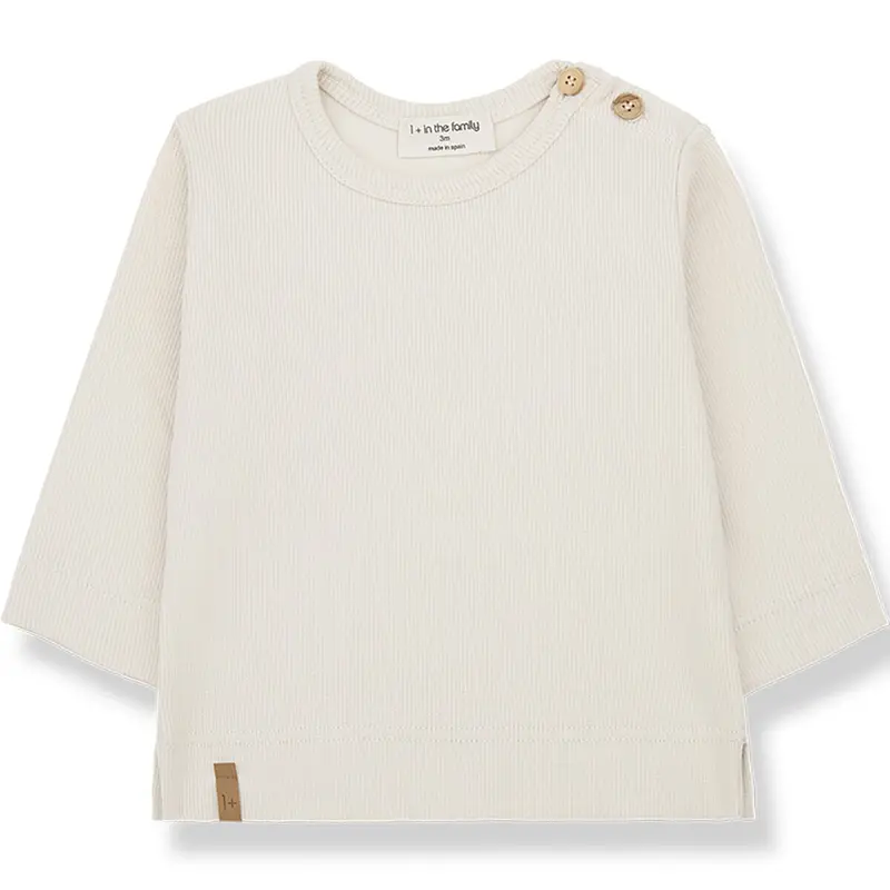 Alfons Top in Off-White by 1+ in the Family