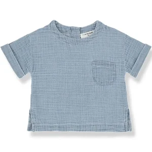 Benedetto Top in Denim by 1+ in the Family