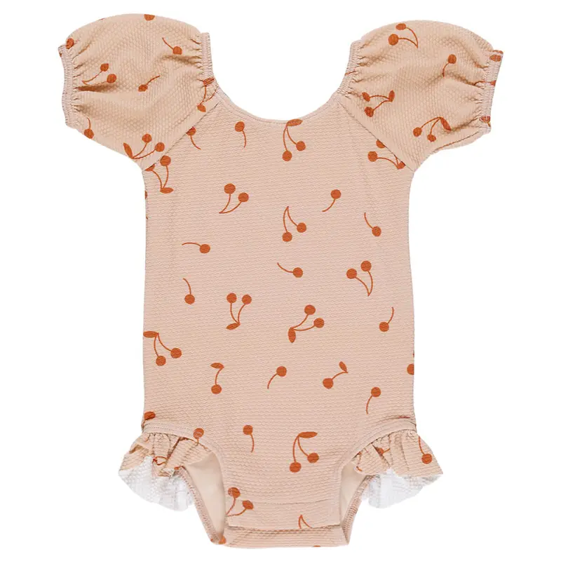 Catalina One-Piece Swimsuit in Cherries by Quincy Mae