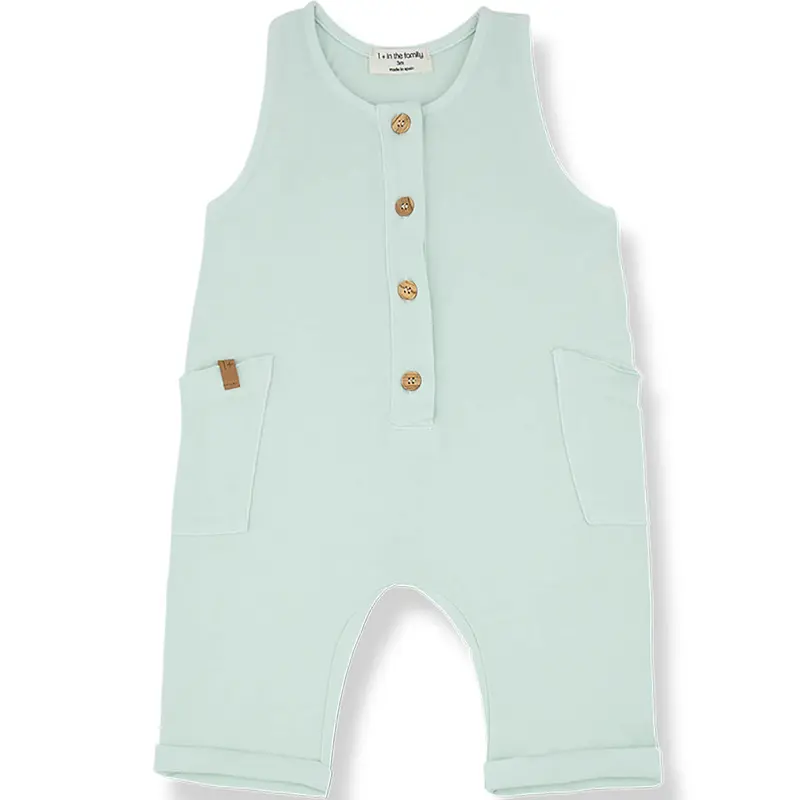Dana Jumpsuit in Subtle Green by 1+ in the Family - Last One In Stock - 12 Months