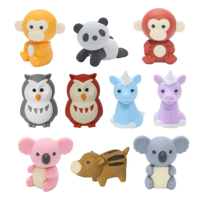 Forest Animals Puzzle Eraser by Iwako Japan