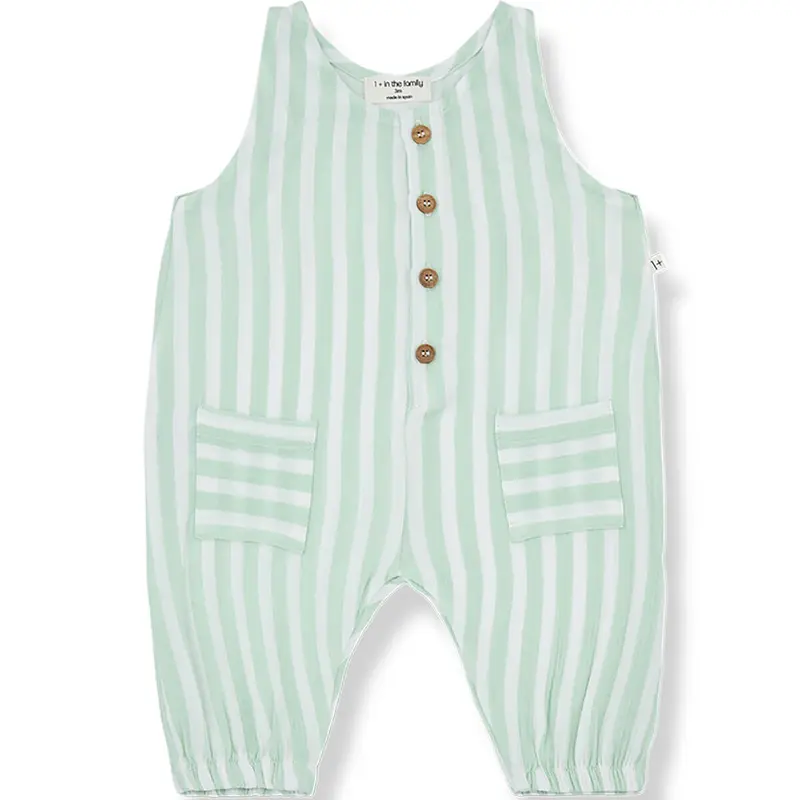 Inigo Overall in Subtle Green by 1+ in the Family - Last One In Stock - 6 Months