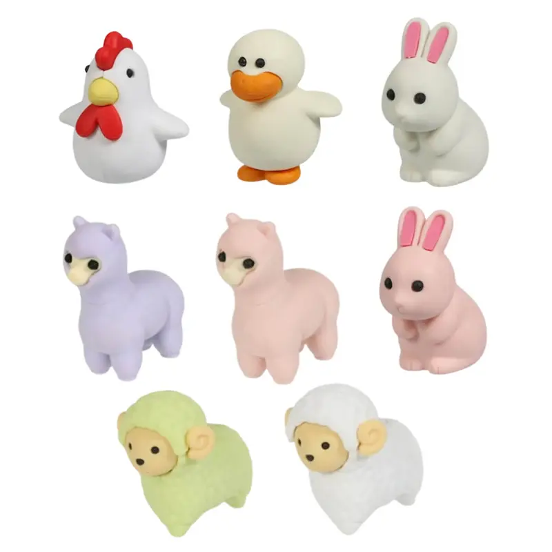 Morning At The Ranch Puzzle Eraser by Iwako Japan