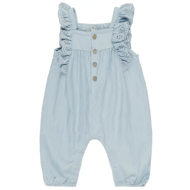 Nova Romper in Chambray by Quincy Mae