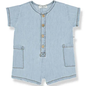 Serena Overall in Denim by 1+ in the Family