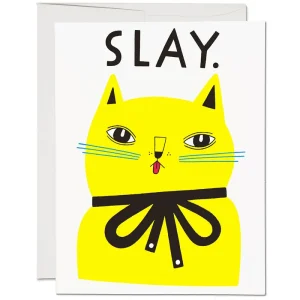 Slay Friendship Greetings Card by Red Cap Cards