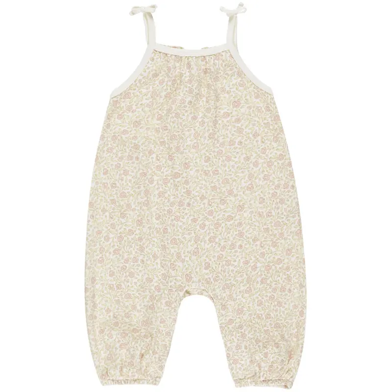 Smocked Jumpsuit in Primrose by Quincy Mae