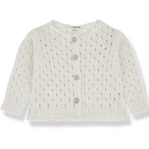 Telma Cardigan in Off-White by 1+ in the Family