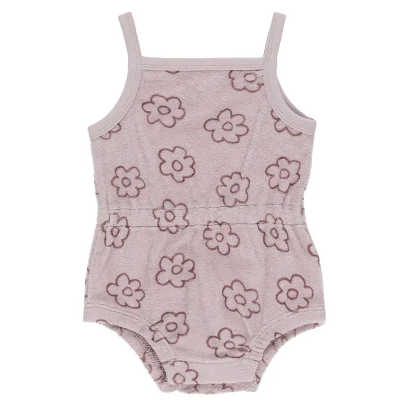 Terry Cinch Romper in Daisy by Quincy Mae