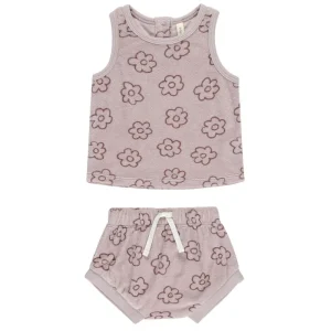 Terry Tank + Short Set in Daisy by Quincy Mae