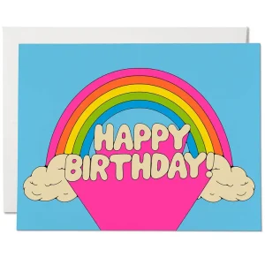 All Over Rainbows Greetings Card by Red Cap Cards