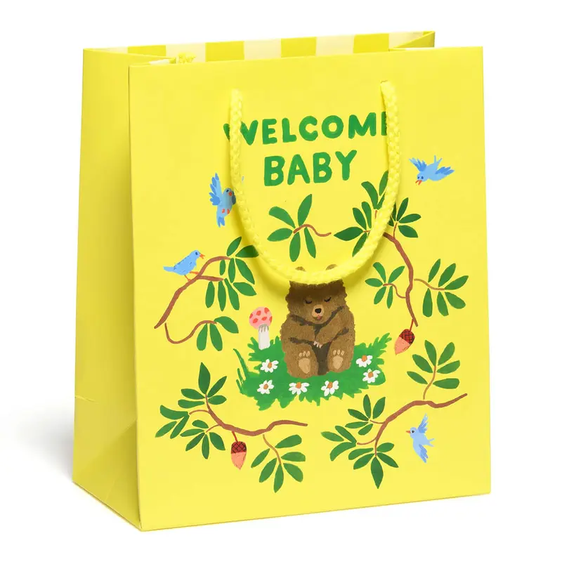 Bear Cub Baby Medium Gift Bag By Red Cap Cards