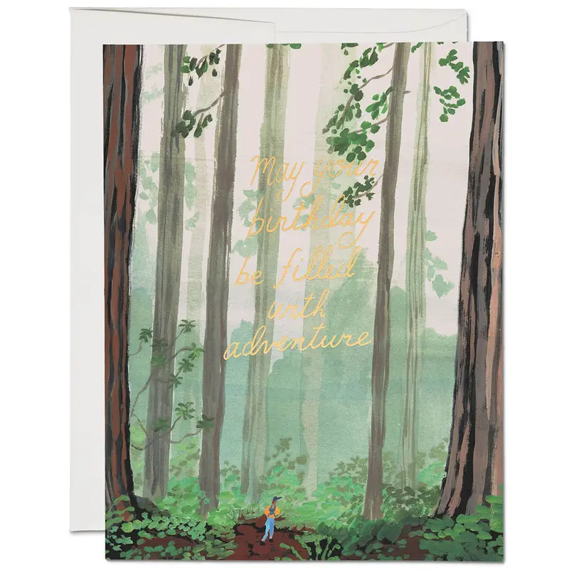 Birthday Adventure Greetings Card by Red Cap Cards