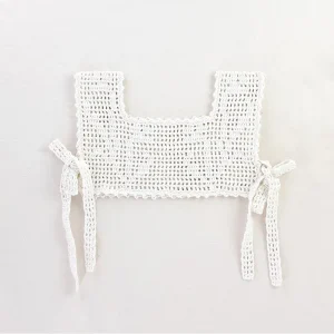Botanical Crochet Pinny in Ivory by Iver & Isla