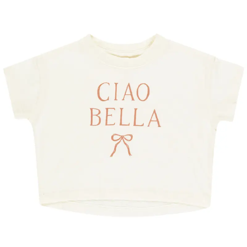 Boxy Tee in Ciao Bella by Rylee & Cru
