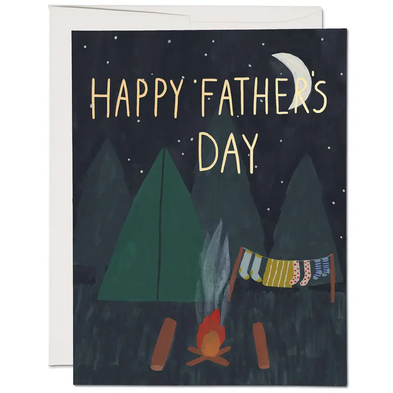Camping Dad Father's Day Greetings Card by Red Cap Cards