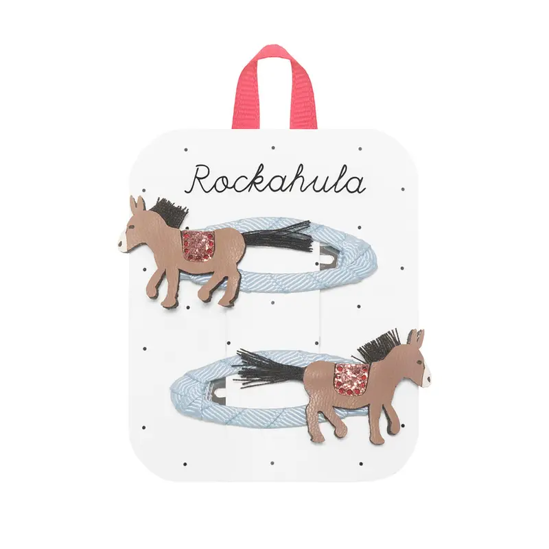 Donkey Derby Hair Clips by Rockahula