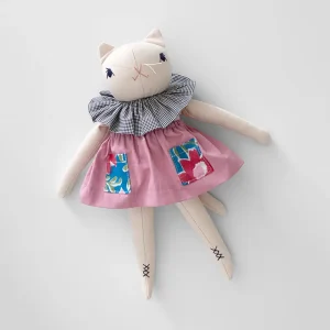 Esther Medium Cat in Cream by Polka Dot Club