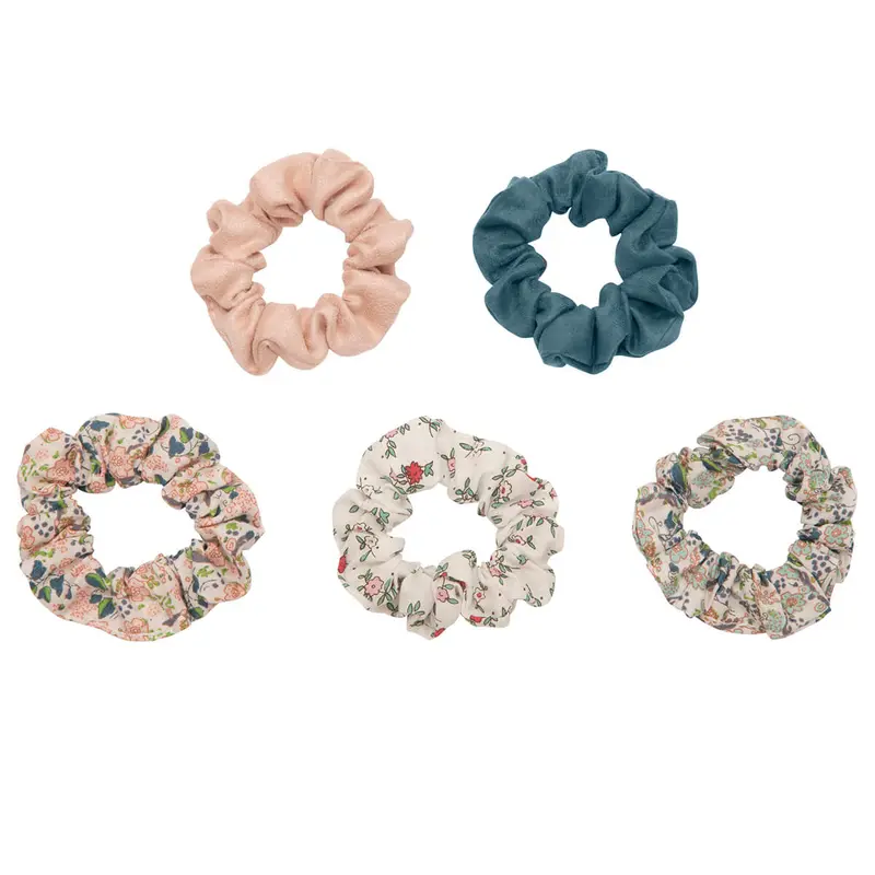 Floral Hair Scrunchies by Mimi & Lula