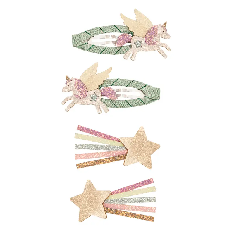 Flying Unicorn Hair Clips by Mimi & Lula
