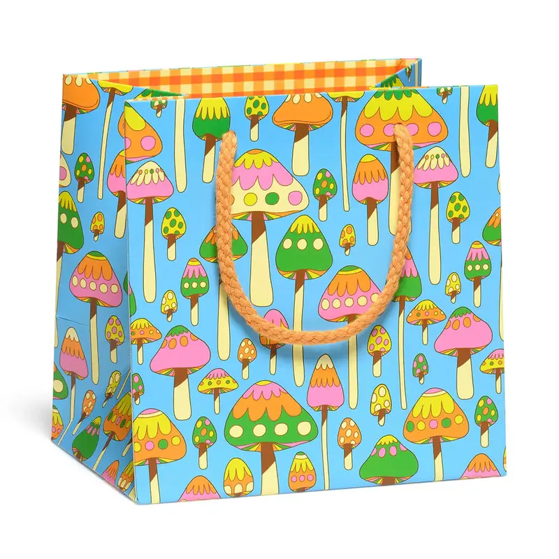 Groovy Mushrooms Small Gift Bag By Red Cap Cards