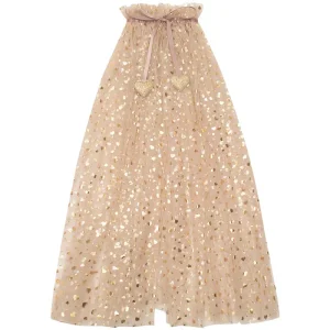 Heart Print Cape by Mimi & Lula